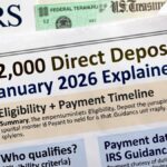 January 2026 $2,000 Direct Deposit Explained
